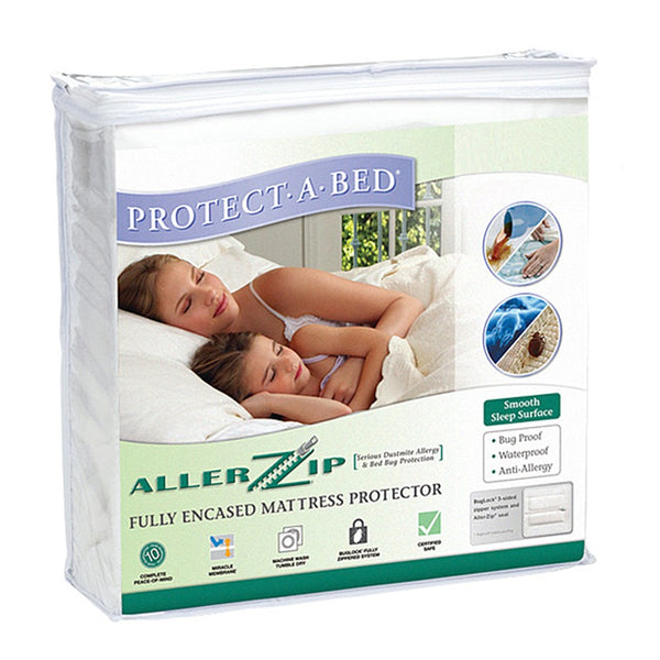 Protect A Bed AllerZip Terry Zipped Mattress Protector