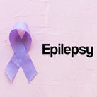 A white panel with the word – Epilepsy – on it