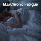 A white panel with the words – Chronic Fatigue – on it