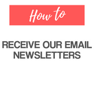 A white panel with the words – Receive Our Email Newsletters – on it