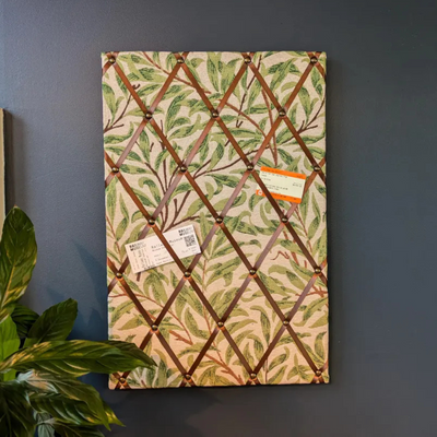 Fabric Notice Board - Sage Willow