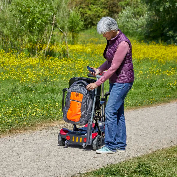 Freestyle High Visibility Wheelchair Bag in use