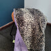 Water Resistant Cosy Fleece Blanket – Grey Cheetah Print from Made in the Mill