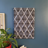 Fabric Notice Board - Grey Watch