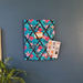 Small Fabric Notice Board - Tropical Palm