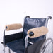 Wool Arm Rests for Open Sided Chairs on wheelchair