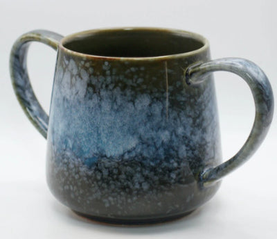 Blue Denby Double Handled Mug