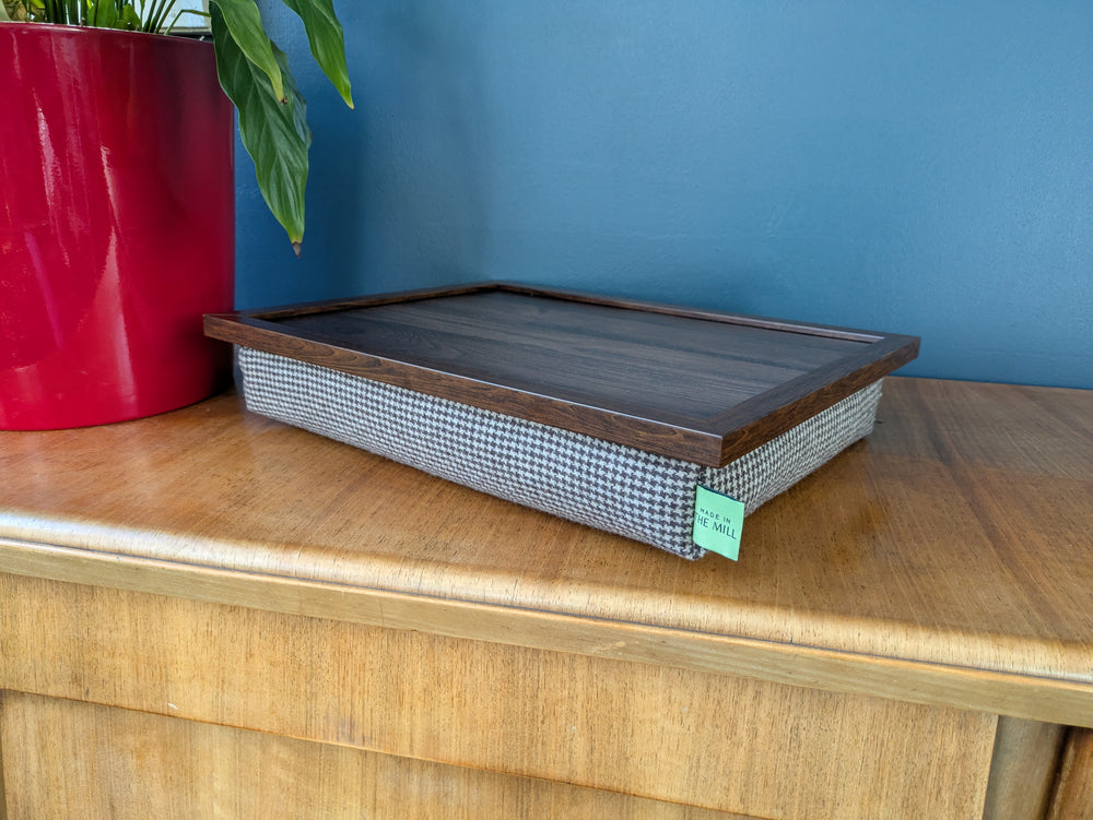 Luxury Dogtooth Lap Tray with Bean Bag by Made in the Mill