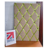 Fabric Notice Board - Hessian Lime Green