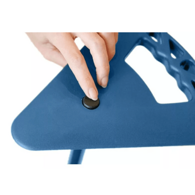 Non Folding Flipstick - Navy Blue Seat, Blue Stem