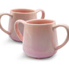 Two Handled Denby Style Mug - Pink