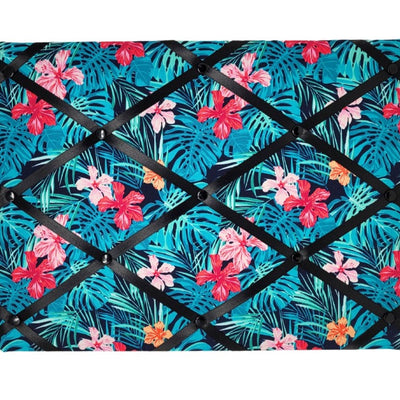 Small Fabric Notice Board - Tropical Palm