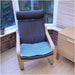 Washable Chair and Bed Pad - Blue in use on chair