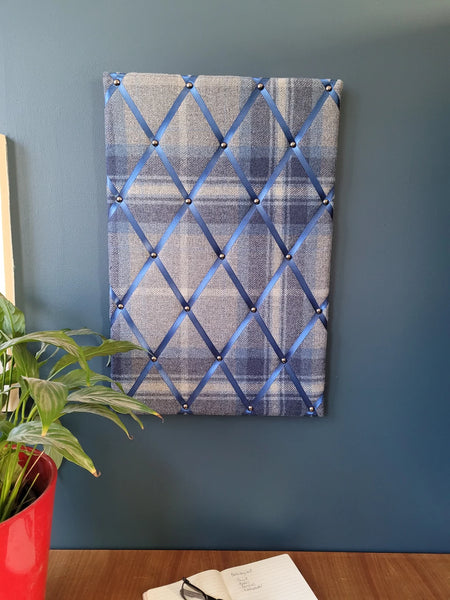 Fabric Notice Board - Border Tweed