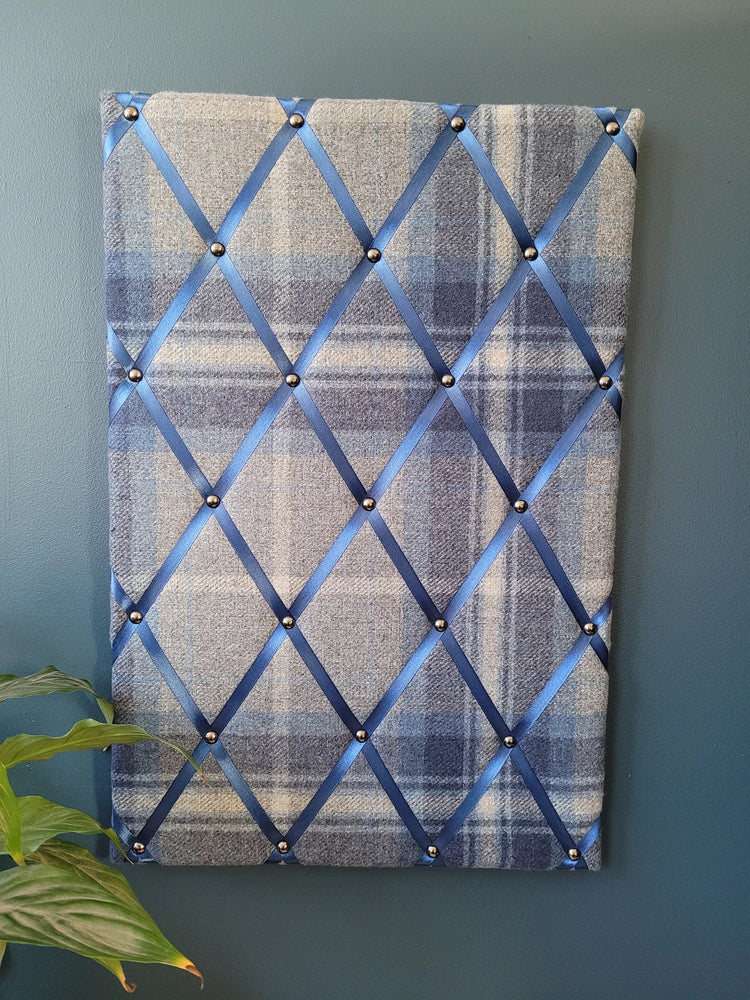 Fabric Notice Board - Border Tweed