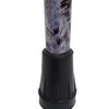 Classic Canes Height Adjustable Ladies Walking Stick, Grey White Leopard Print