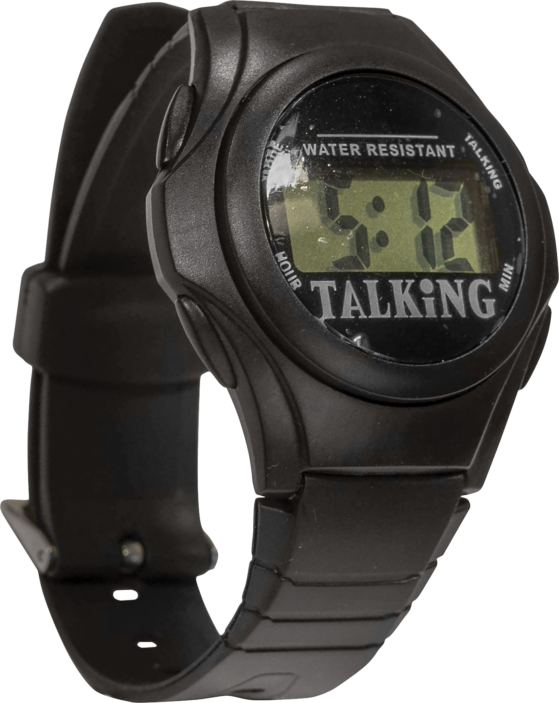 Water resistant talking watch top