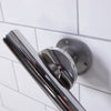 Luxury Curved Stainless Steel Grab Bar in a Polished Finish - 355mm