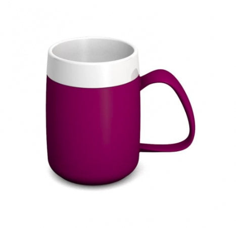 The Purple Ornamin Wide Base Thermal Mug with Internal Cone