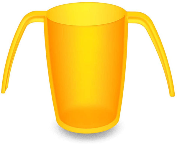 The yellow coloured Ergo Plus Cup