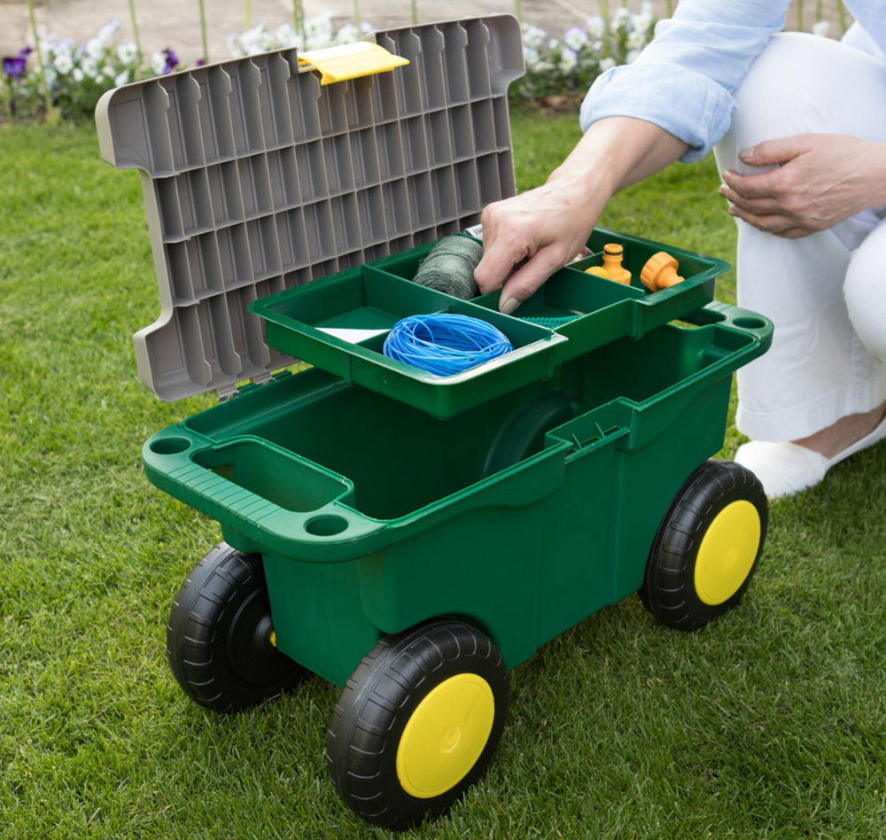 Garden Roller Stool Toolbox and Seat – Ability Superstore