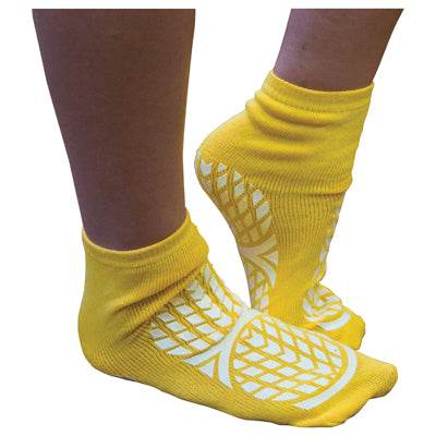 Deroyal Double Sided Slippers, Non Slip/Skid Hospital Socks 