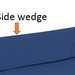 the image shows a close up of the bedside side wedge