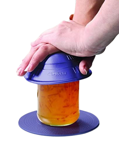 Dycem non-slip cone-shaped jar opener, 4-1/2 diameter, yellow