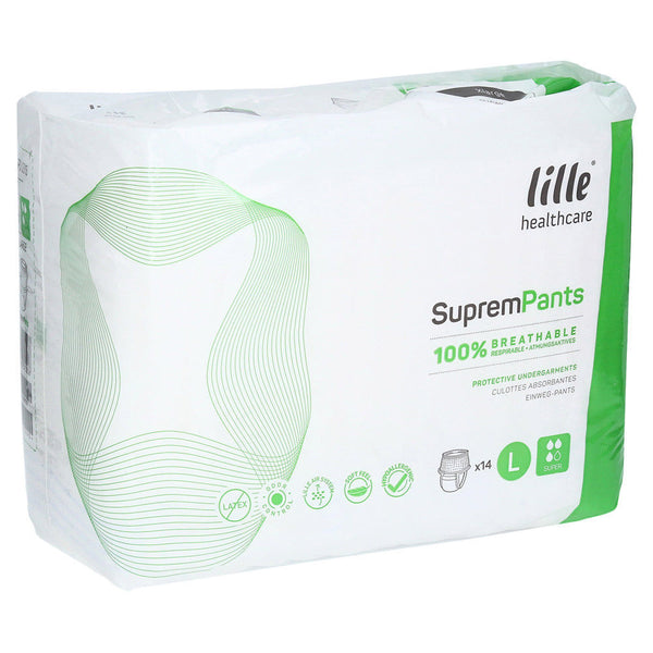 Lille Healthcare Pull Up Incontinence SupremPants SIZE LARGE (14 pads)